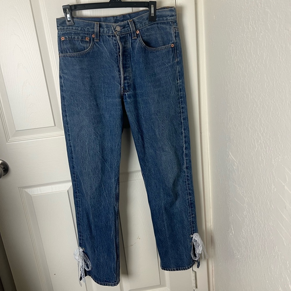 vintage levi’s 501 split hem